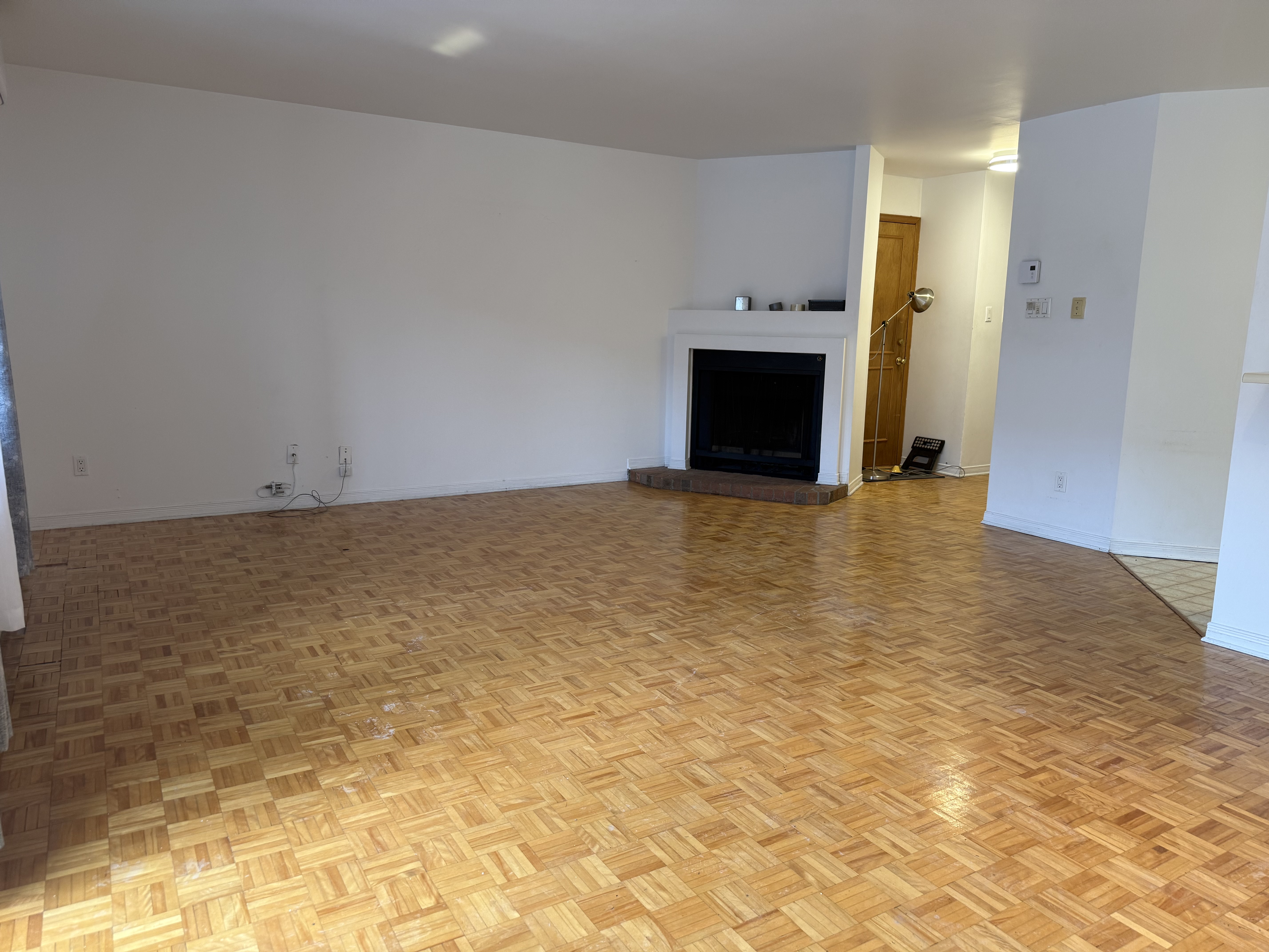 Living room before staging